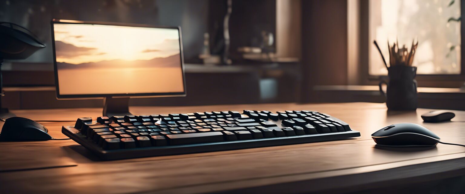 Keyboard and mouse combo